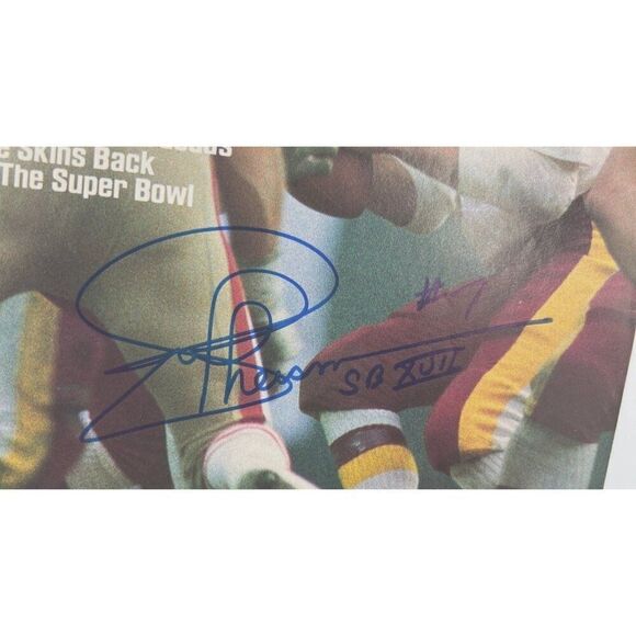 Joe Theismann Signed Sports Illustrated January 16 1984 USPS GA, USPS PM, USPS P - Picture 2 of 5